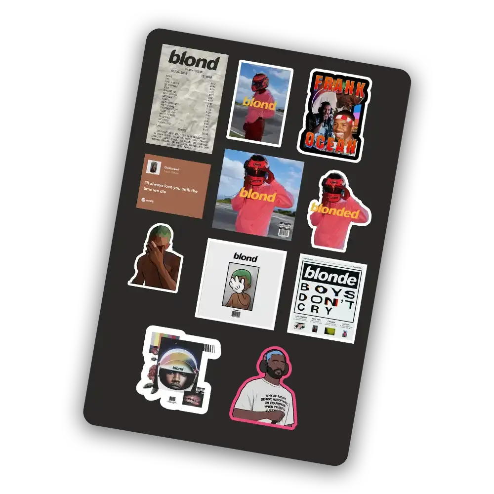 Frank Ocean  - Mini Sticker Sheet
