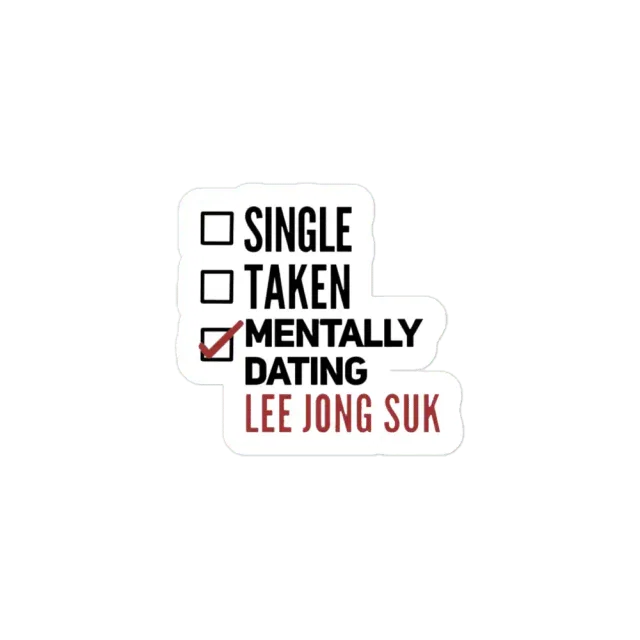 Mentally Dating Lee Min Ho  Sticker
