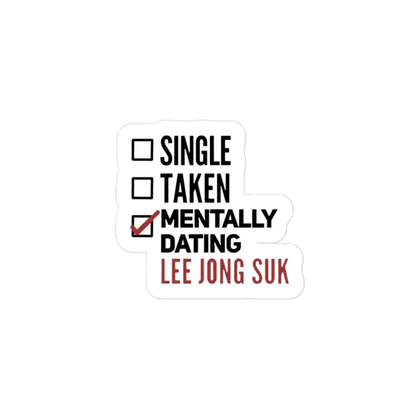 Mentally Dating Lee Min Ho  Sticker