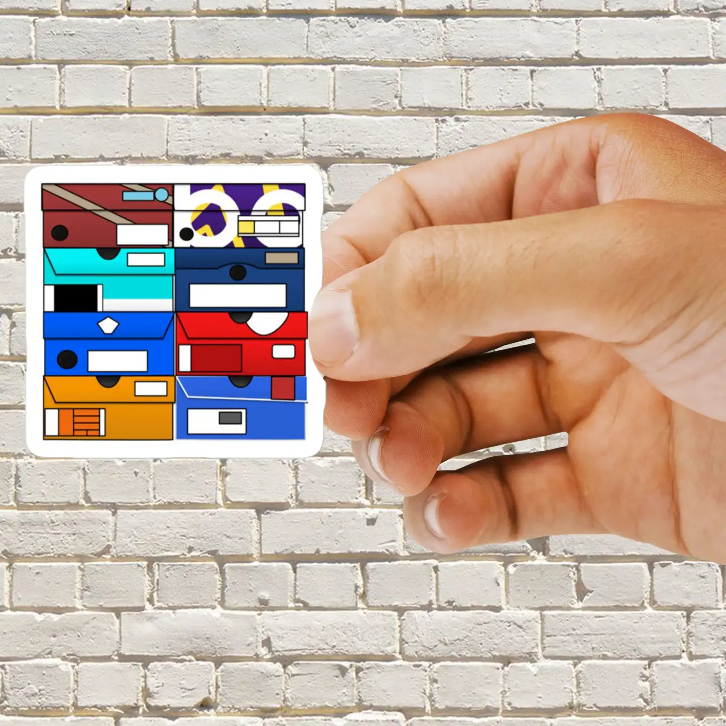 Sneakers Boxes Sticker