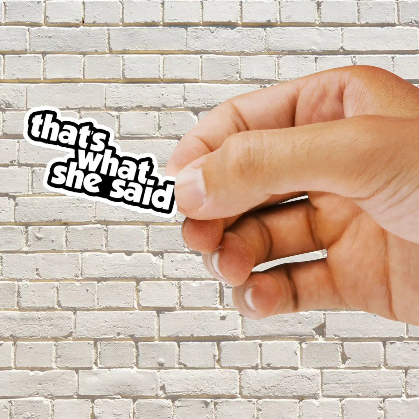 That�s What She Said Sticker
