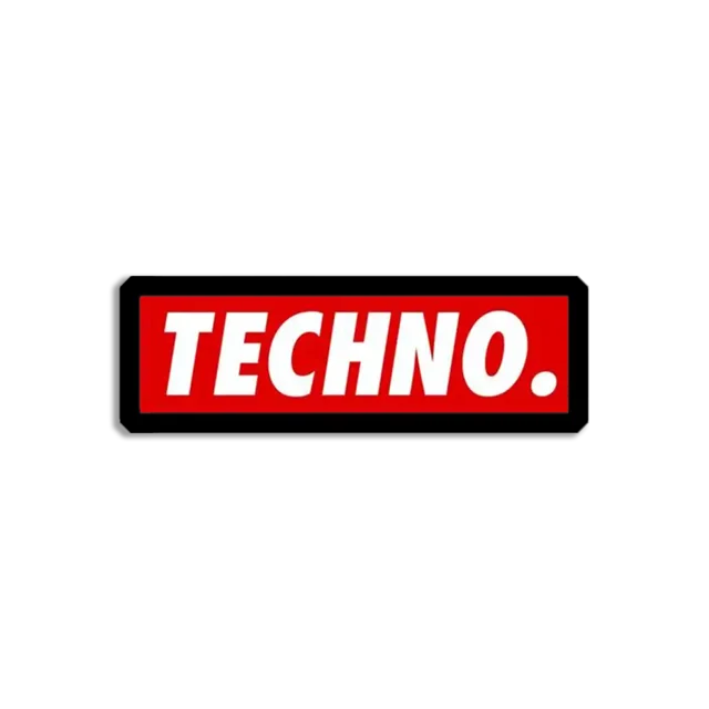 Techno Sticker