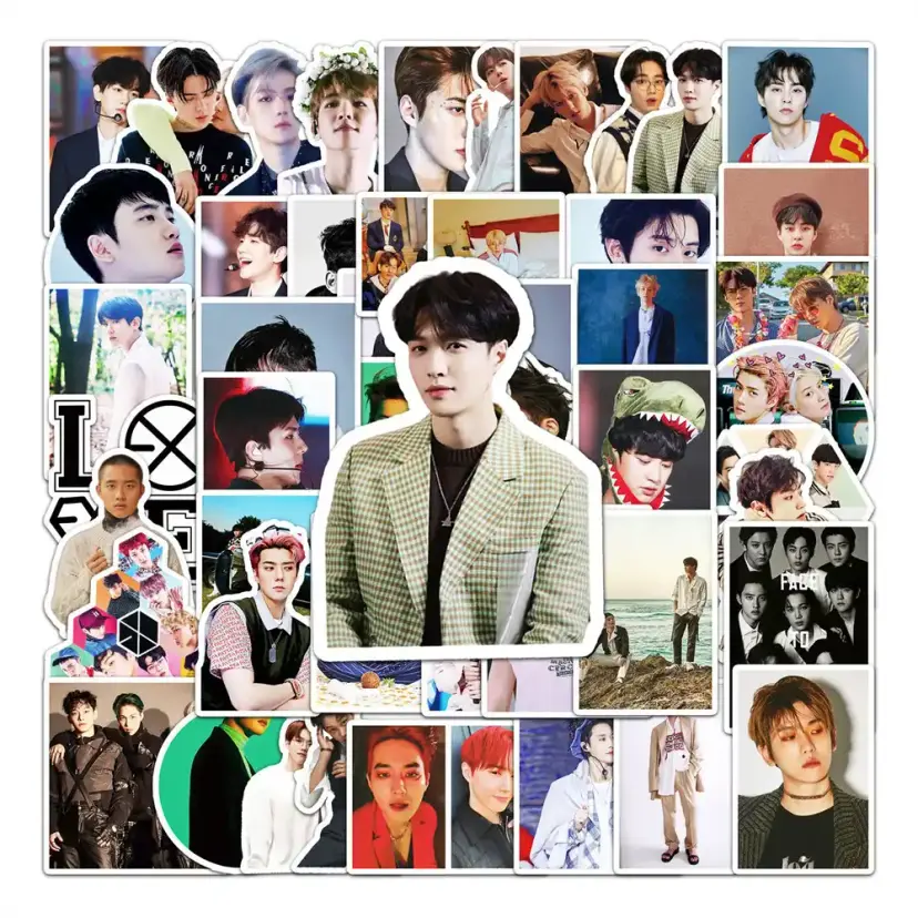 KPOP Star Boy Group Idol Stickers Graffiti Pack of 50