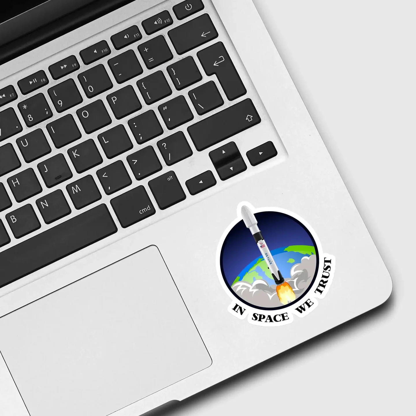In Space We Trust Sticker