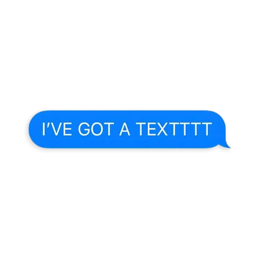 I've got a text Sticker