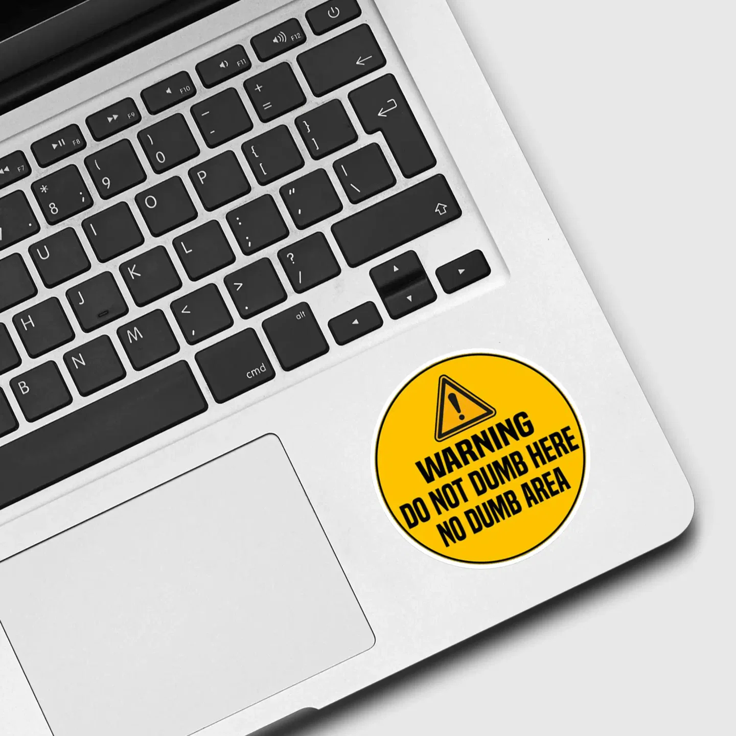 Warning, Do not dumb here, No dumb area Sticker