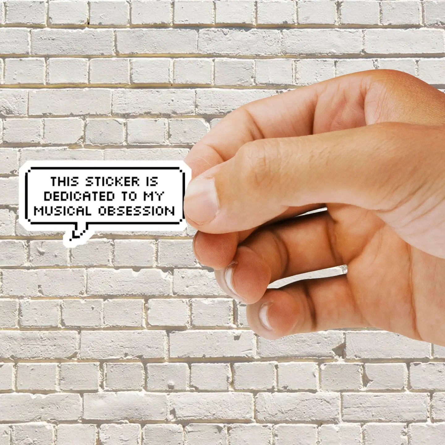 This Sticker is dedicated to my Music Obsession Sticker