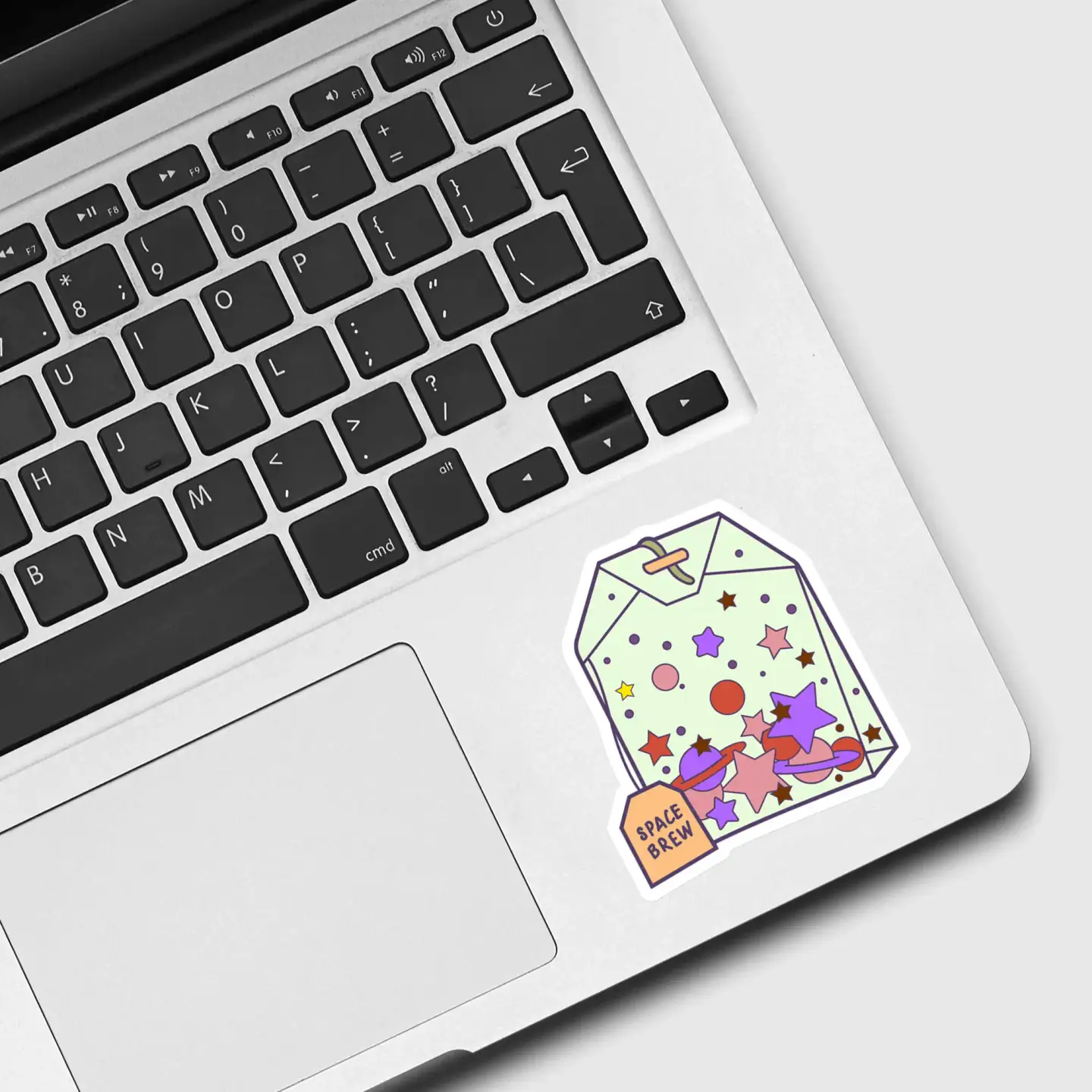 Space Brew Tea Bag Sticker
