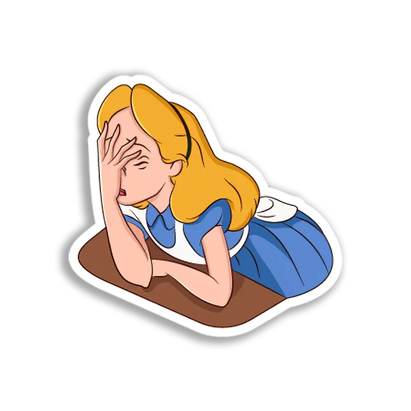 Alice's Regret Sticker