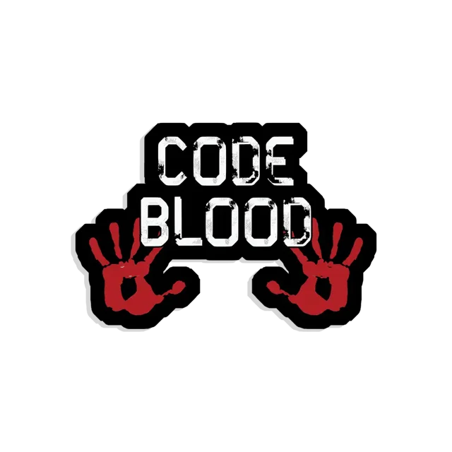 Code Blooded Sticker