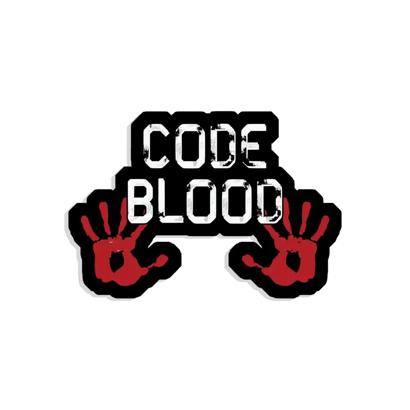 Code Blooded Sticker