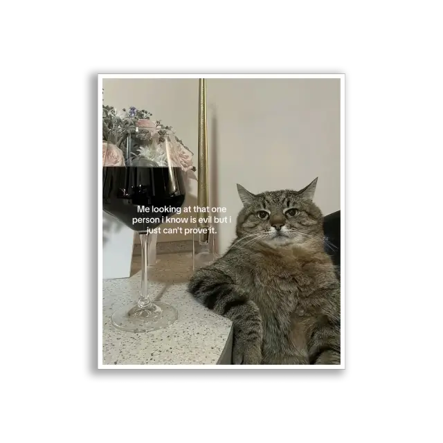 Looking at That One Evil Person Sticker