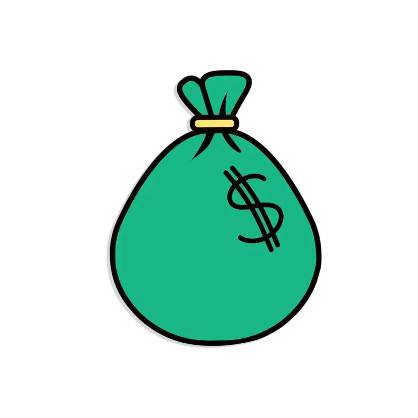 Money Bag Sticker