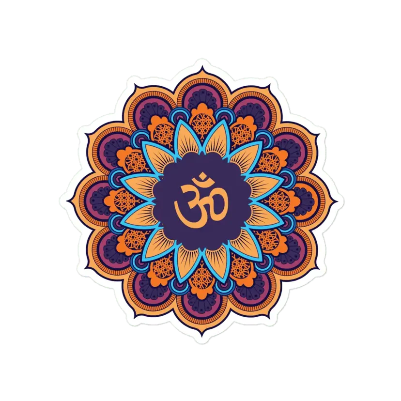 Mandala Flower Sticker