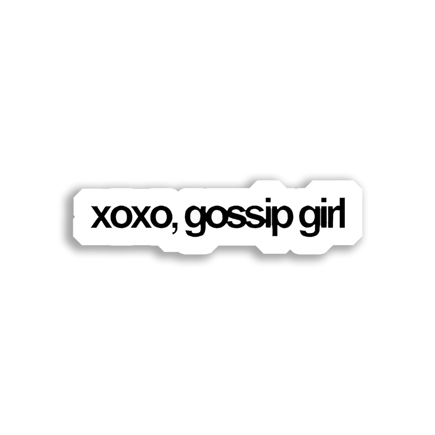 XOXO, Gossip Girl Sticker