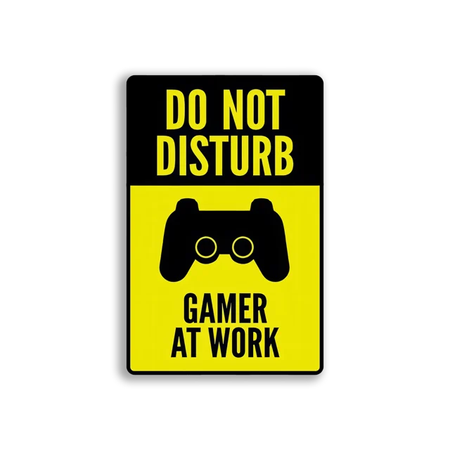 Do Not Disturb Gamer at Work Sticker
