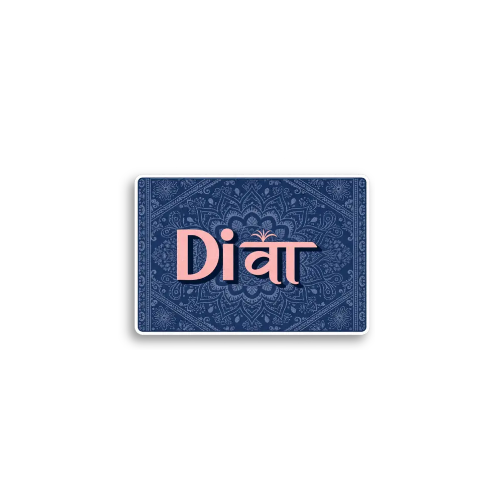 Diva Mandala Sticker
