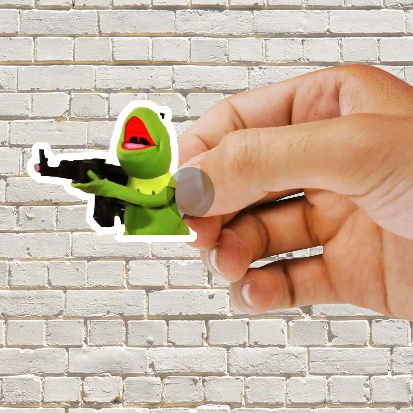Kermit scream Sticker