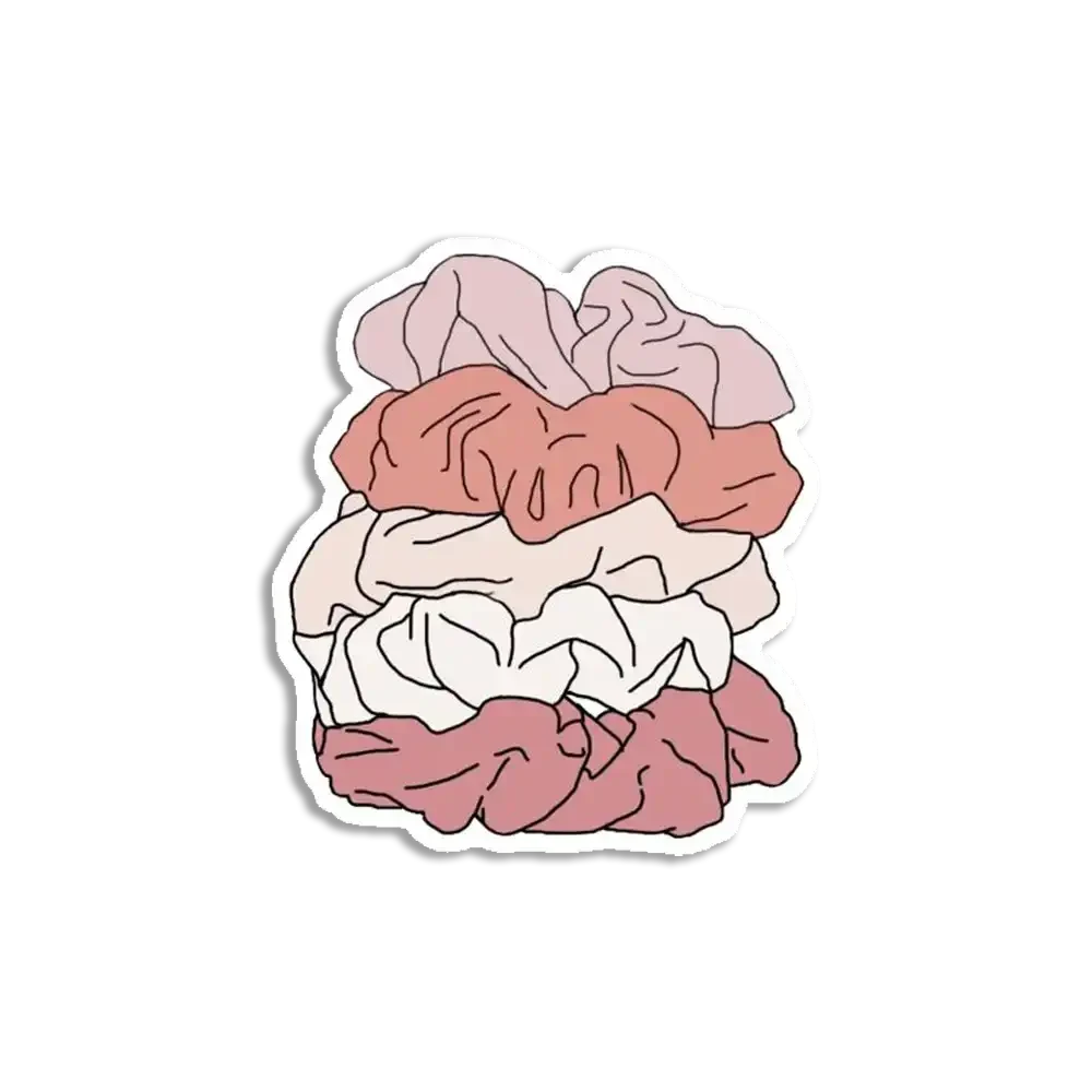 Scrunchies Sticker