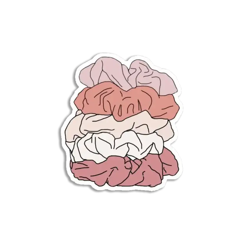 Scrunchies Sticker