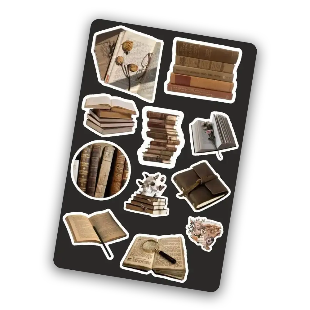 Vintage Aesthetic  - Mini Sticker Sheet
