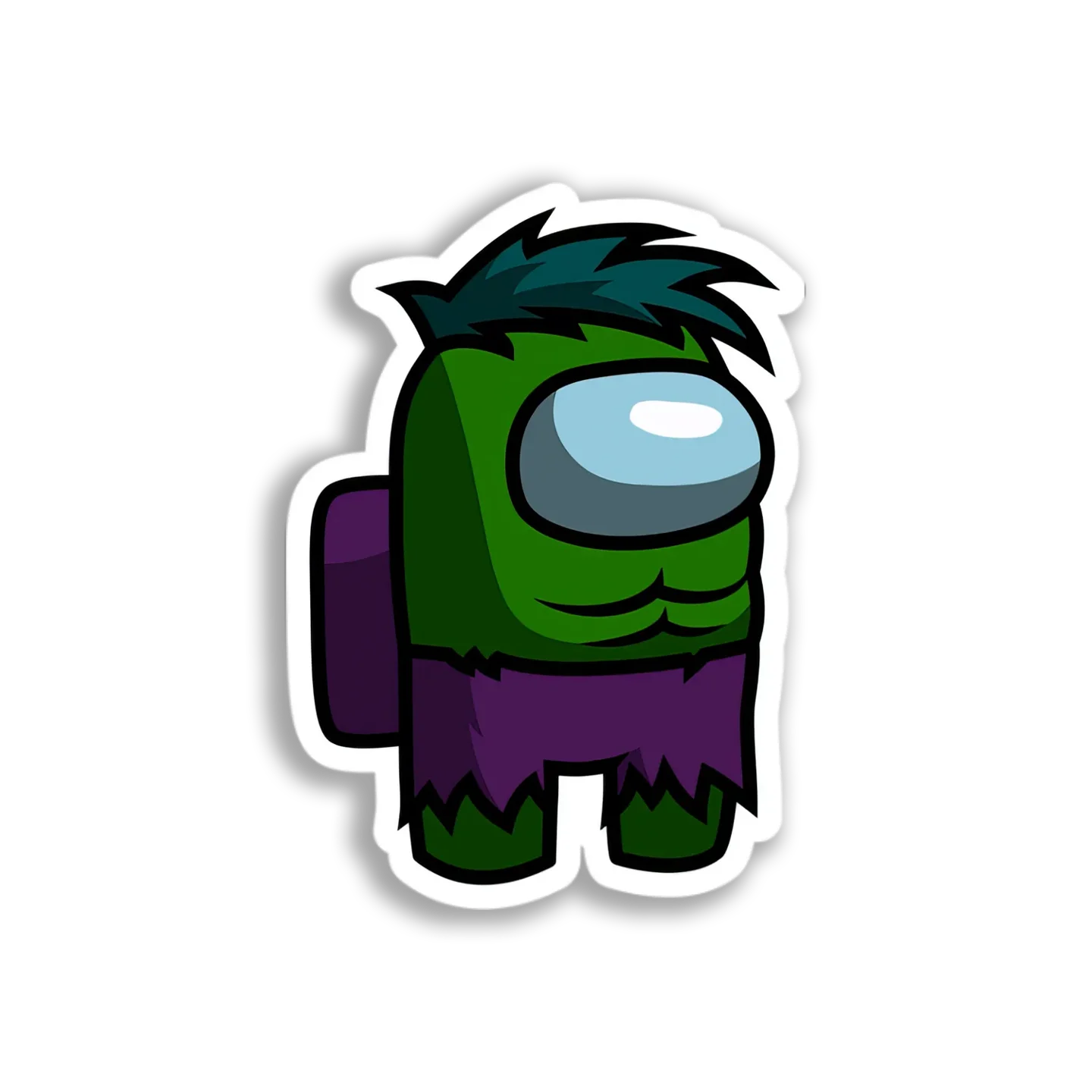 Hulk Among Us Crewmate Sticker