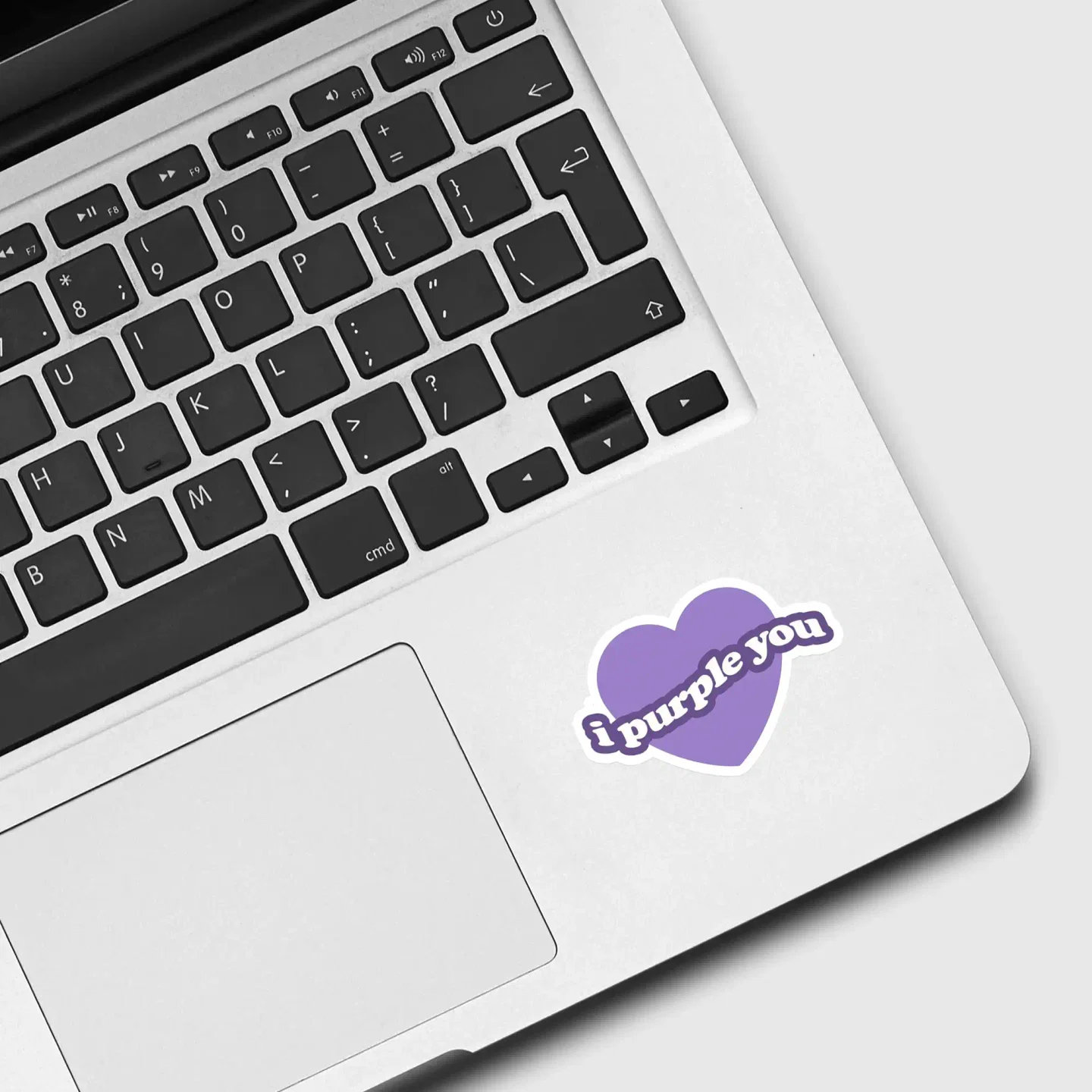 I purple you Sticker