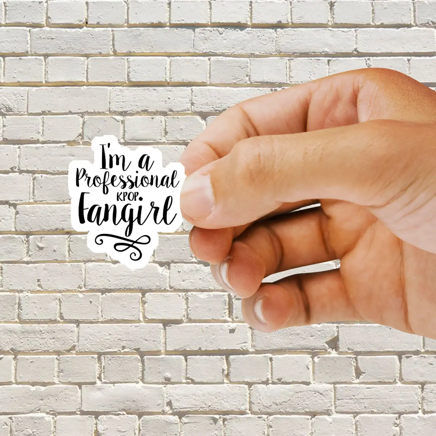 I am a K-Pop Fangirl Sticker