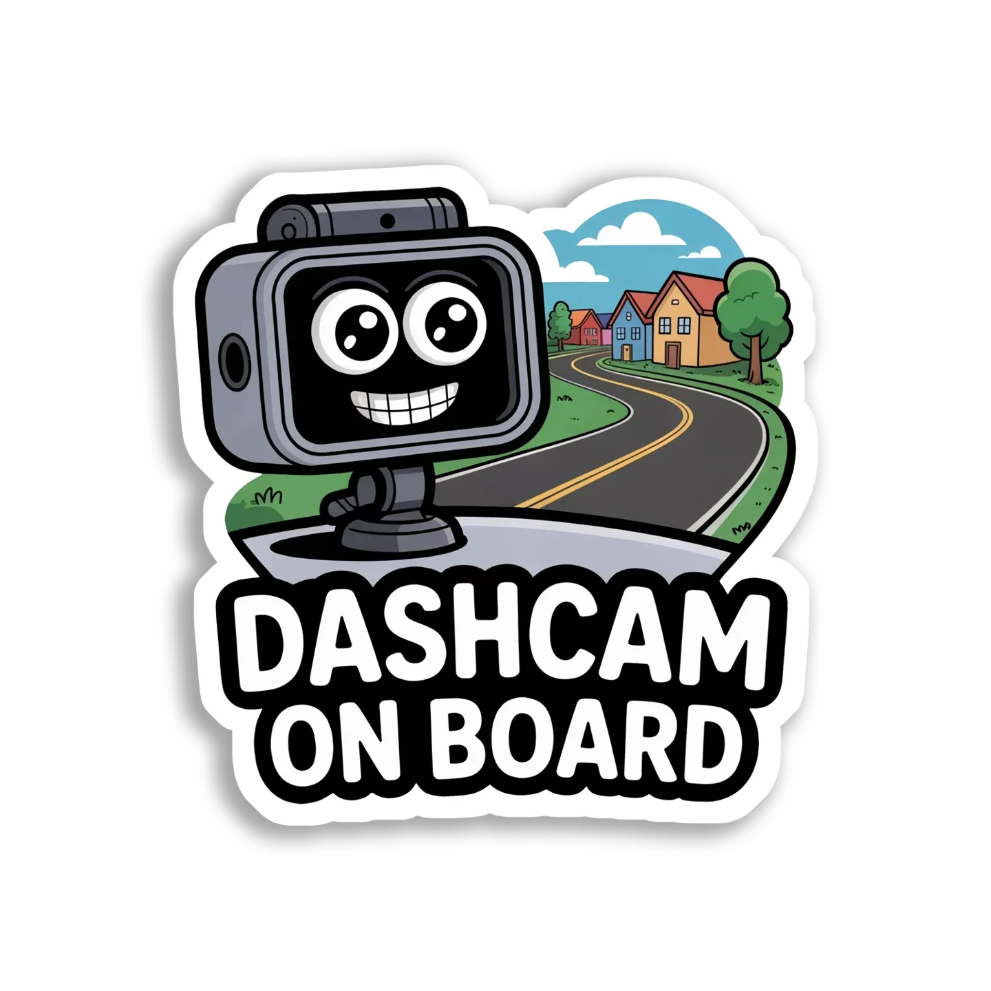 Dashcam On Board Car Sticker