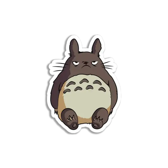 Totoro Angry Sticker