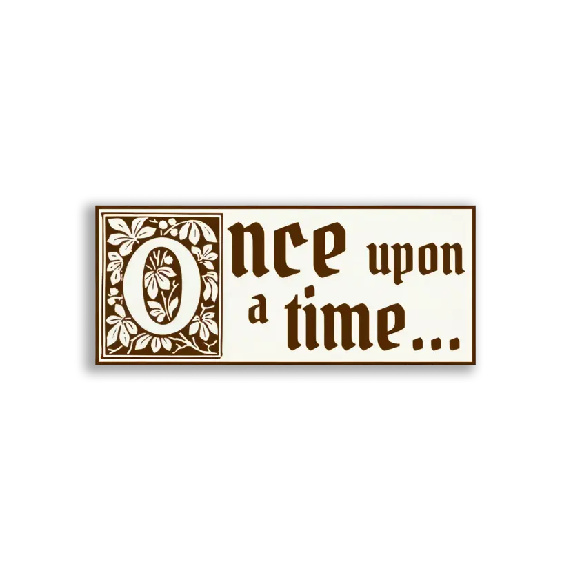 Once Upon a Time... Sticker