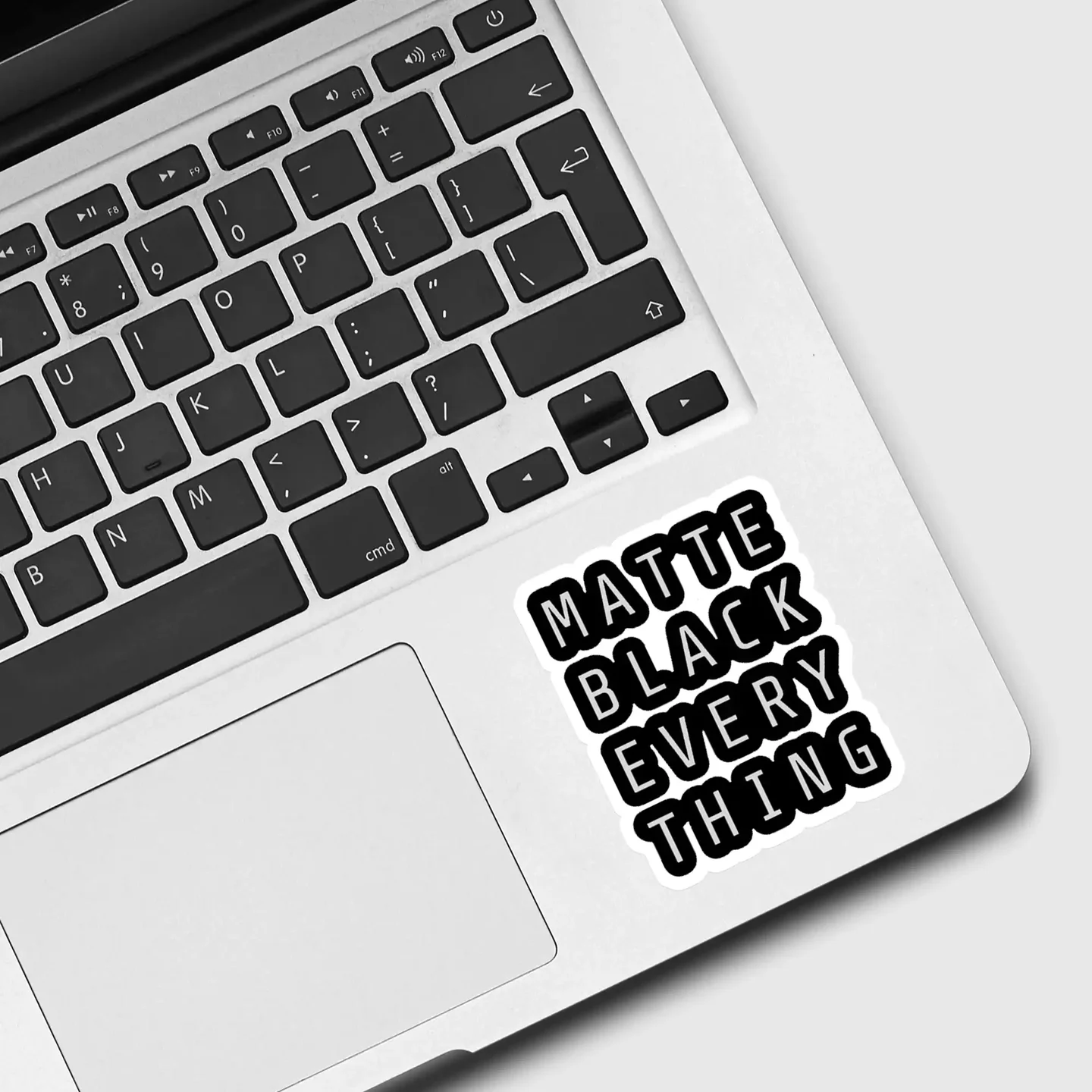 Matte Black Everything Sticker
