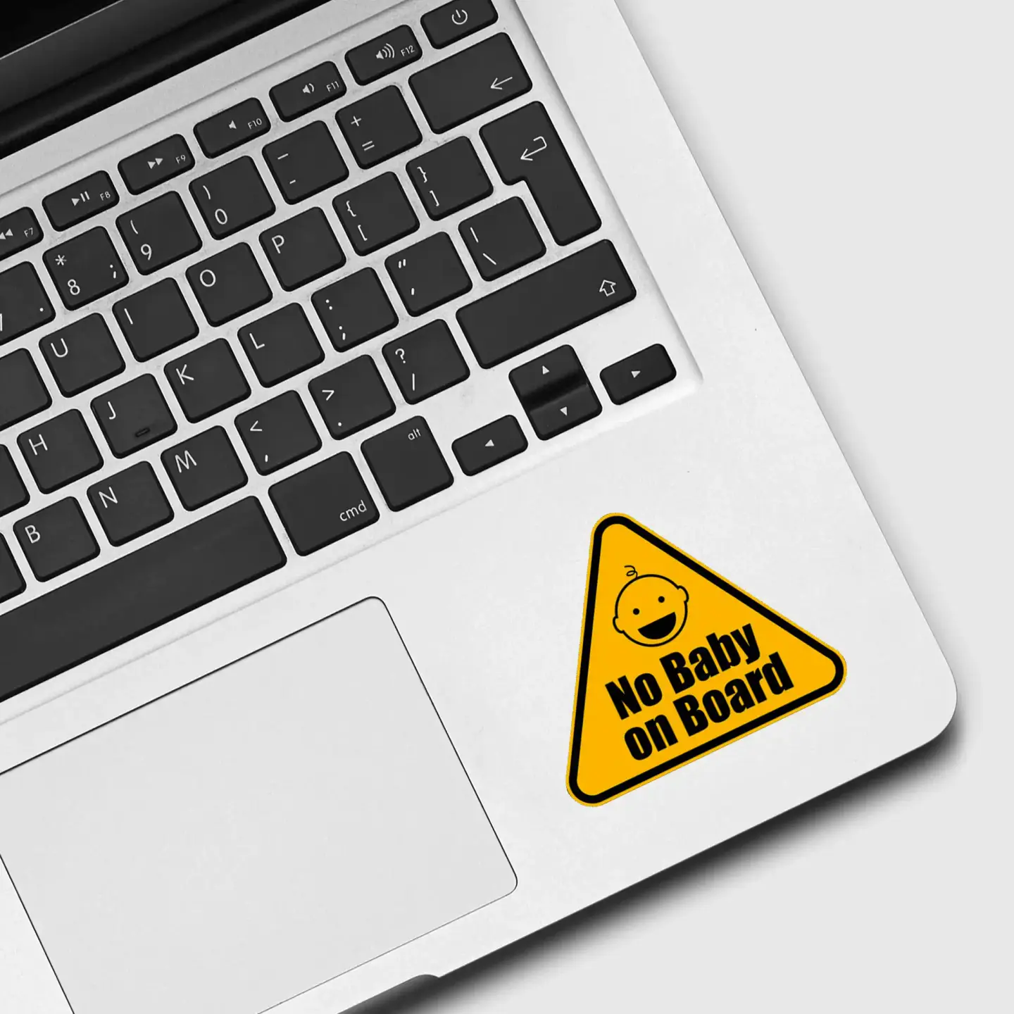 No Baby on Board Sticker
