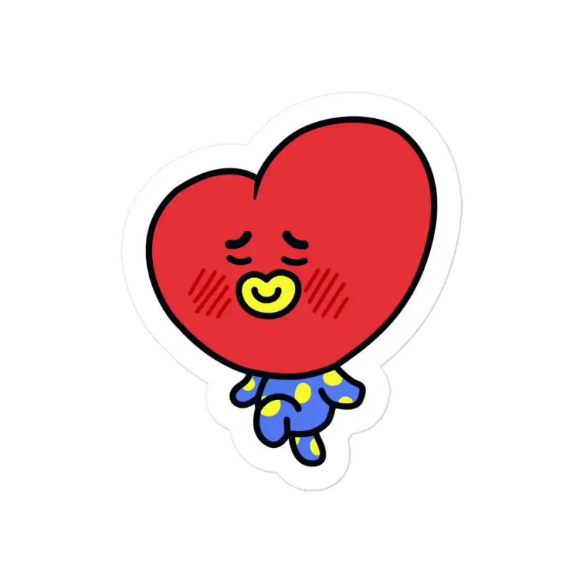 BTS BT21 Tata V Sticker