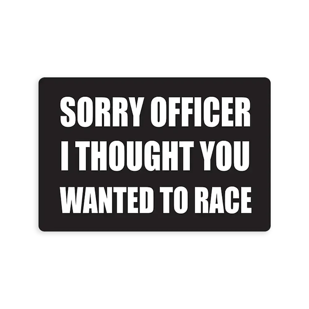 Funny Police Officer Sticker