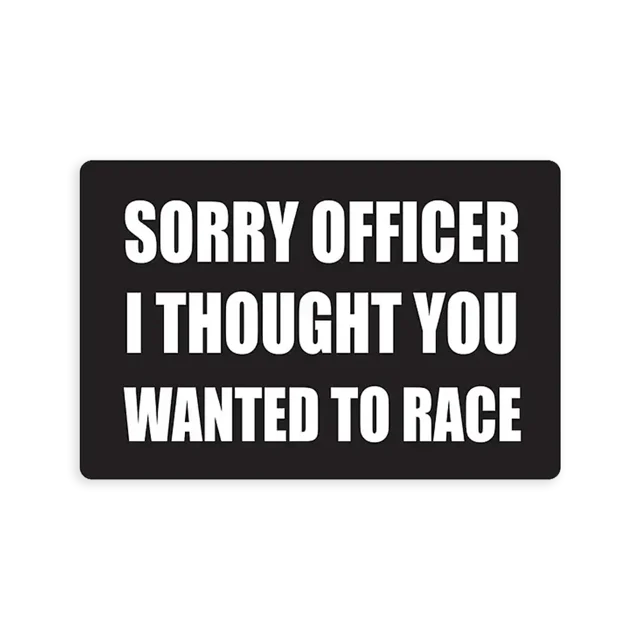 Funny Police Officer Sticker
