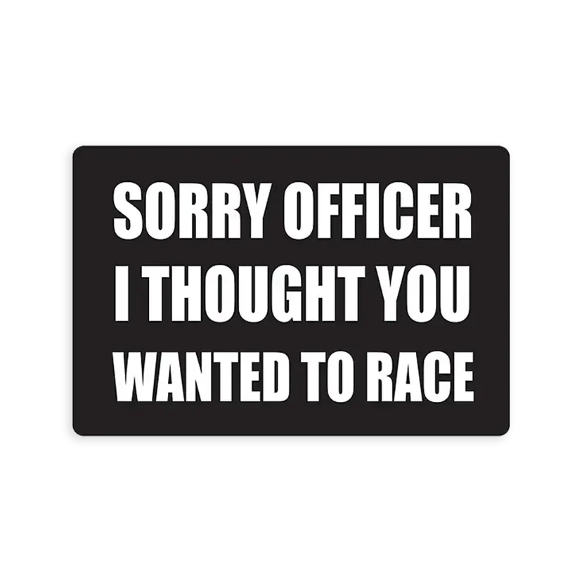 Funny Police Officer Sticker