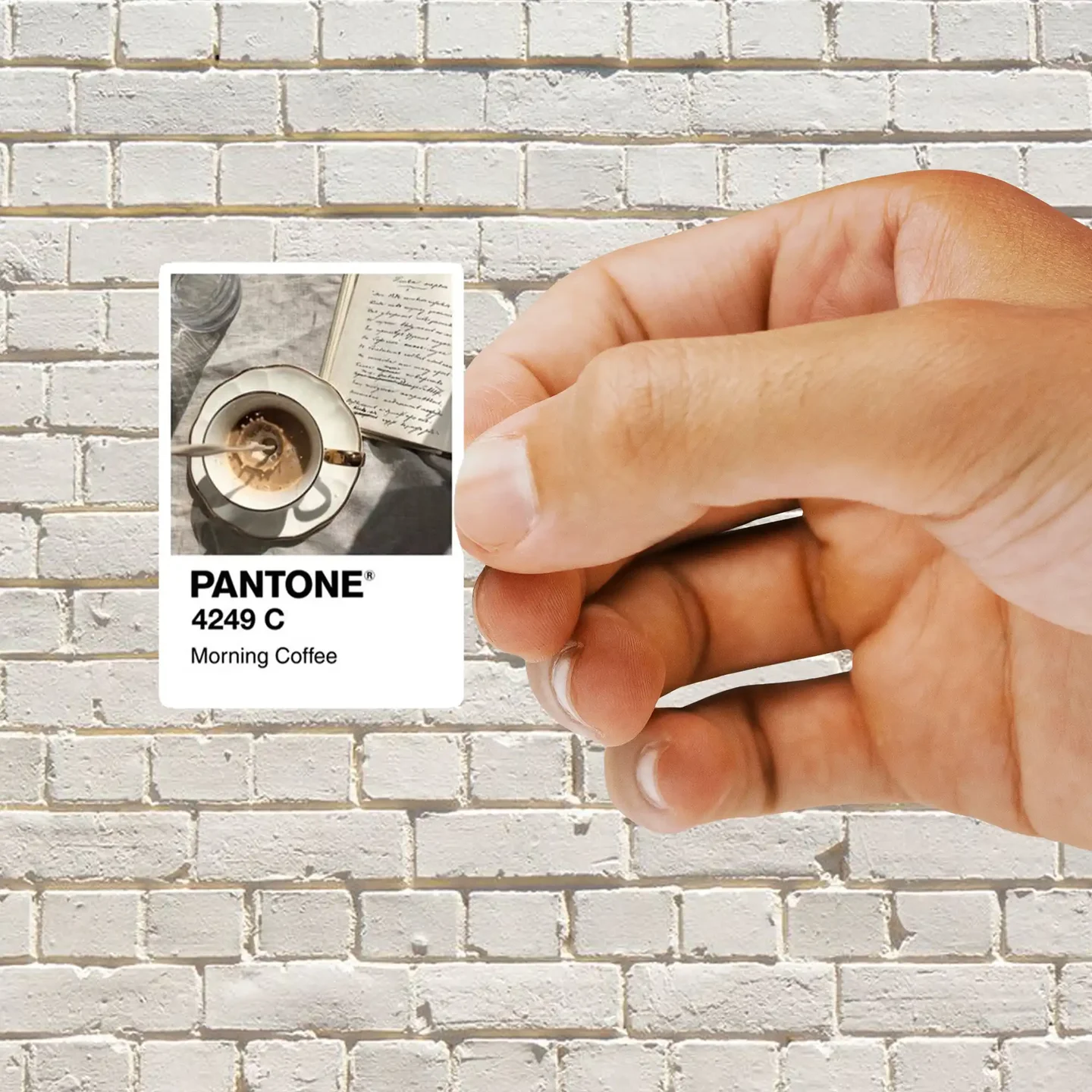 Pantone Morning Coffee Sticker
