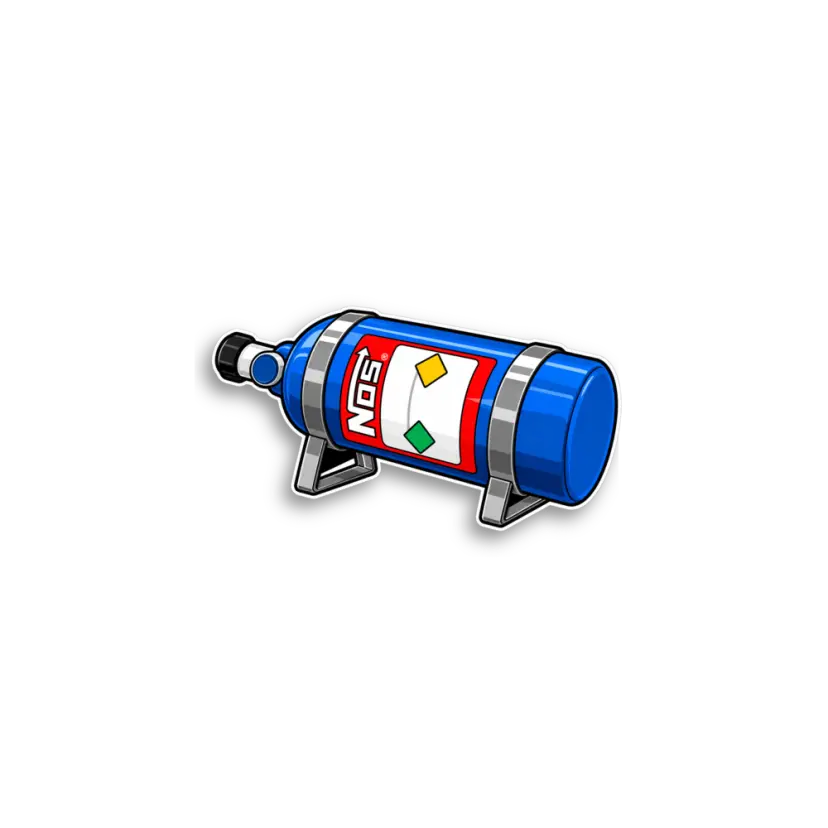 NOS Bottle Sticker