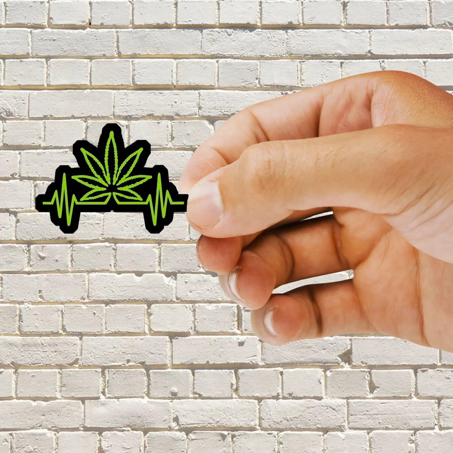 Neon Go Green Sticker
