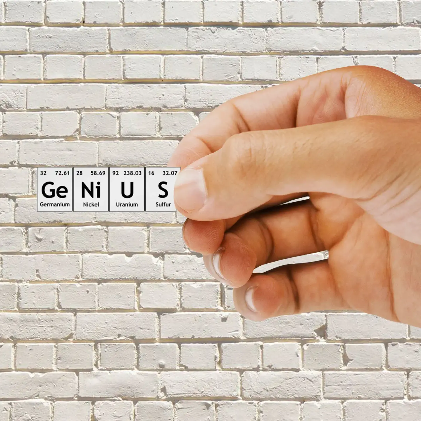 Genius Periodic Table Sticker