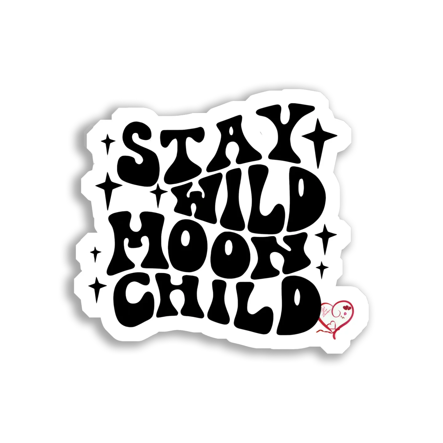 Stay Wild Moon Child Sticker
