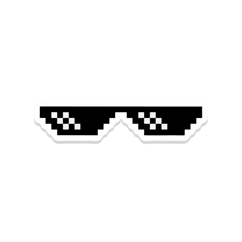 Swag Glasses Sticker