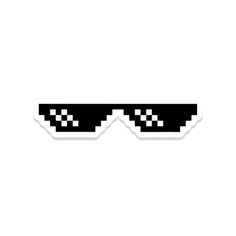 Swag Glasses Sticker