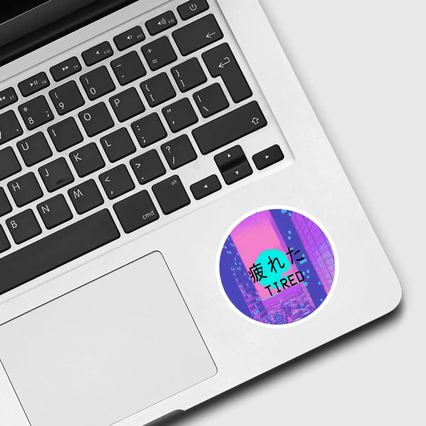 Tired Vaporwave Aesthetic Sticker