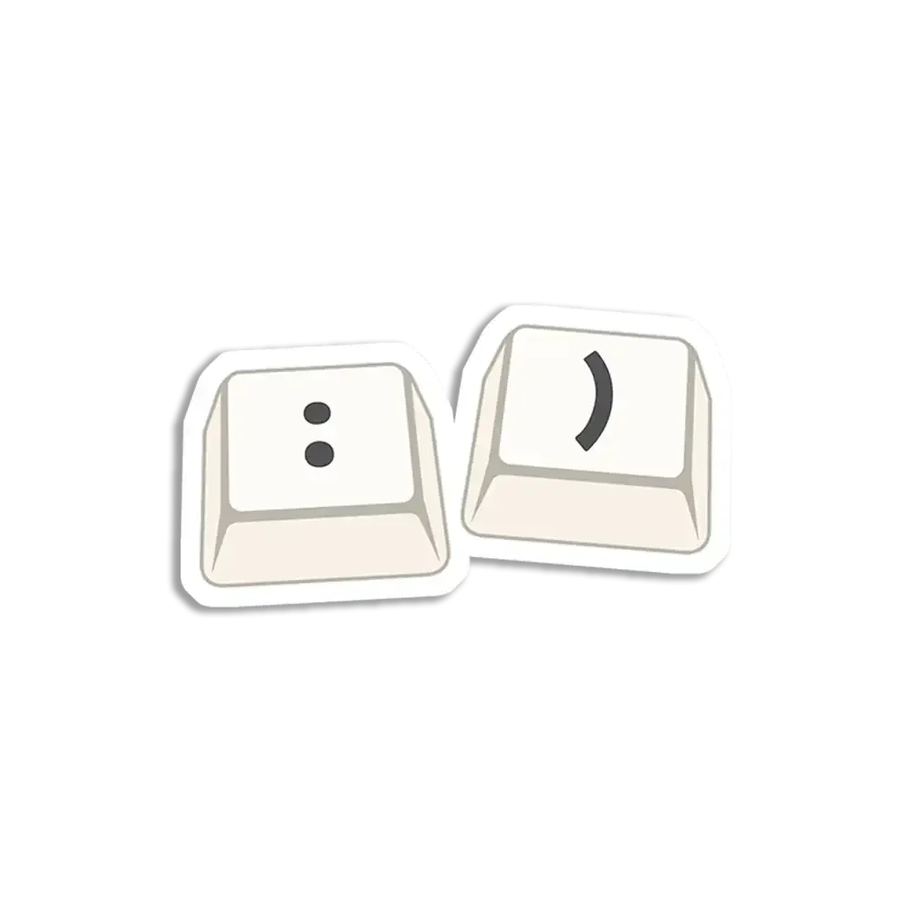 Smile Keys Sticker