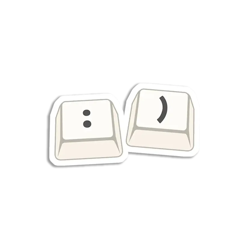 Smile Keys Sticker