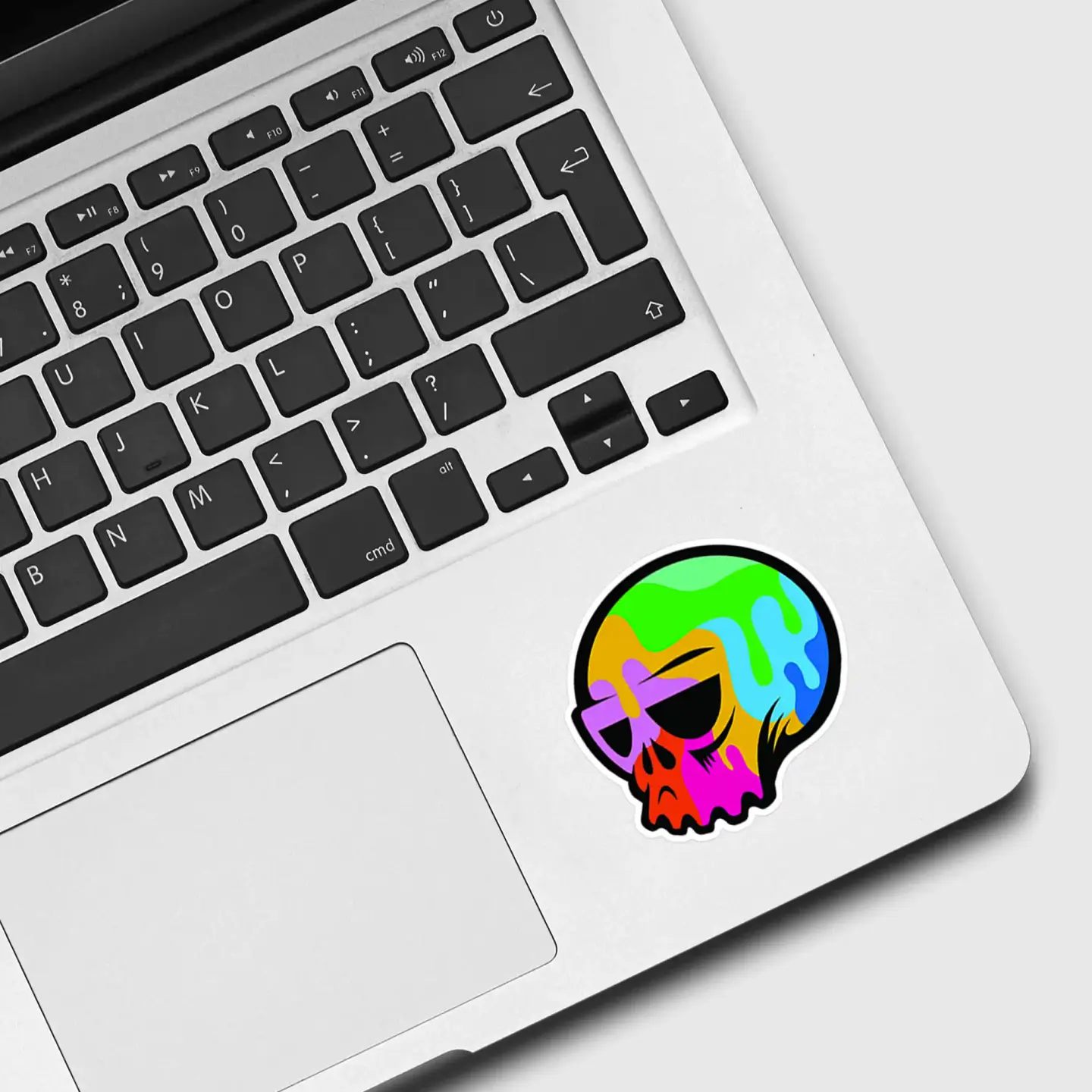 Colorful Skull Sticker
