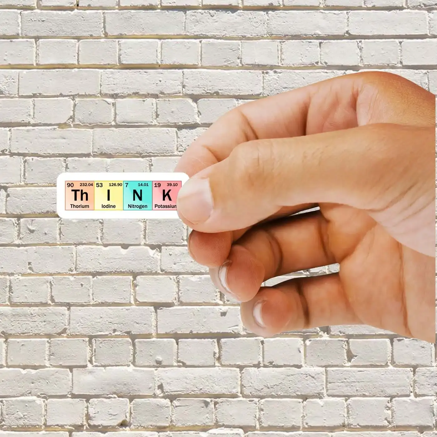 Periodic Table Think Sticker