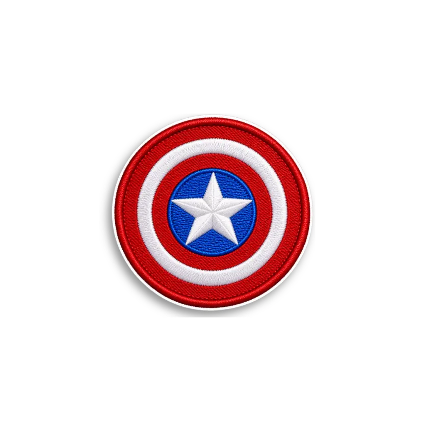 Star Shield Patch Sticker
